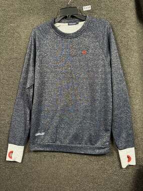 Southern Marsh Asheville Navy Terry Sweatshirt Womens Size XS Crew Neck Winter
